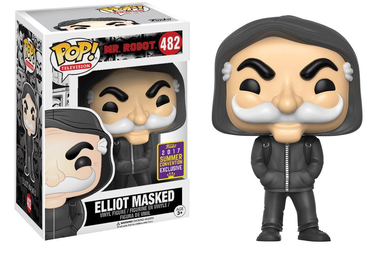 Mr. Robot: Masked Elliot (Limited Edition) (BoxLunch Exclusive) (482) [POP!] - Funko Sealed