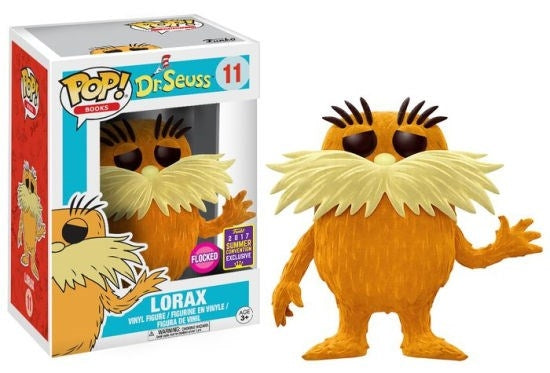 Dr. Seuss: Lorax (Flocked) (Limited Edition) (Barnes & Noble Exclusive) (11) [POP!] - Funko Sealed
