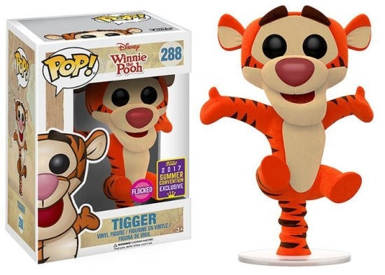 Disney: Winnie the Pooh - Bouncing Tigger (Flocked) (Limited Edition) (Barnes & Noble Exclusive) (288) [POP!] - Funko
