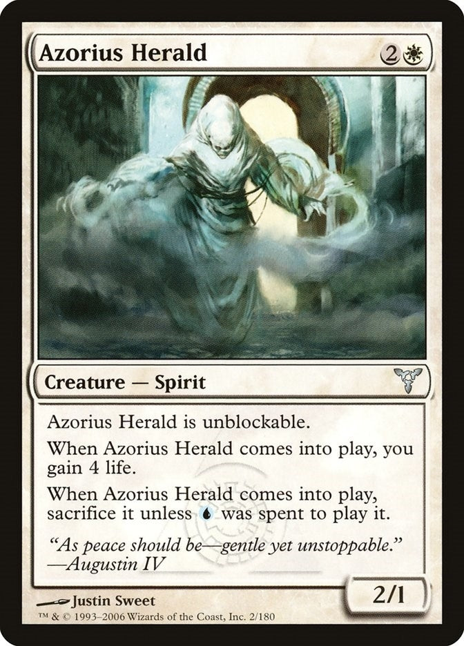Image for Azorius Herald (2) (Dissension) - Magic: The Gathering