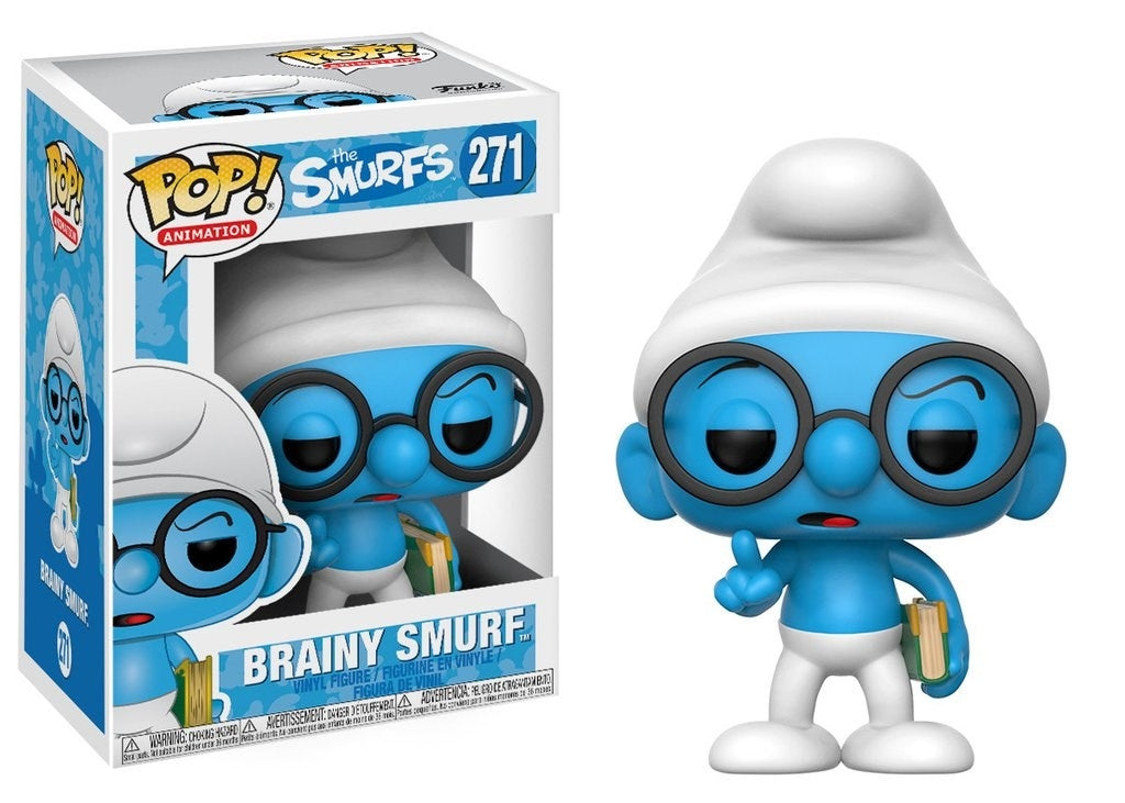 The Smurfs: Brainy Smurf (271) [POP!] - Funko Sealed