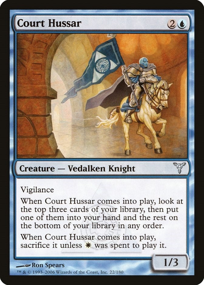 Court Hussar (22) [DIS] - MTG Single