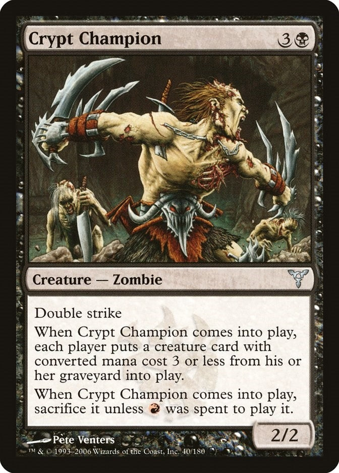 Crypt Champion (40) [DIS] - MTG Single
