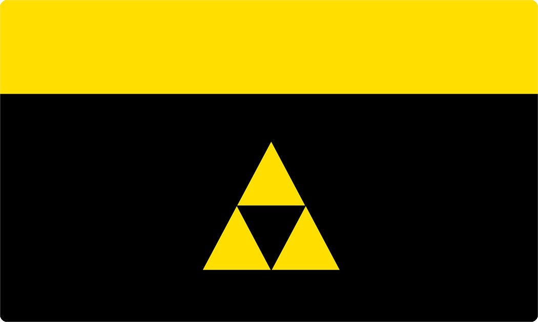 Rubber Playmat - Iconic Tri-Force - Playmats Sealed