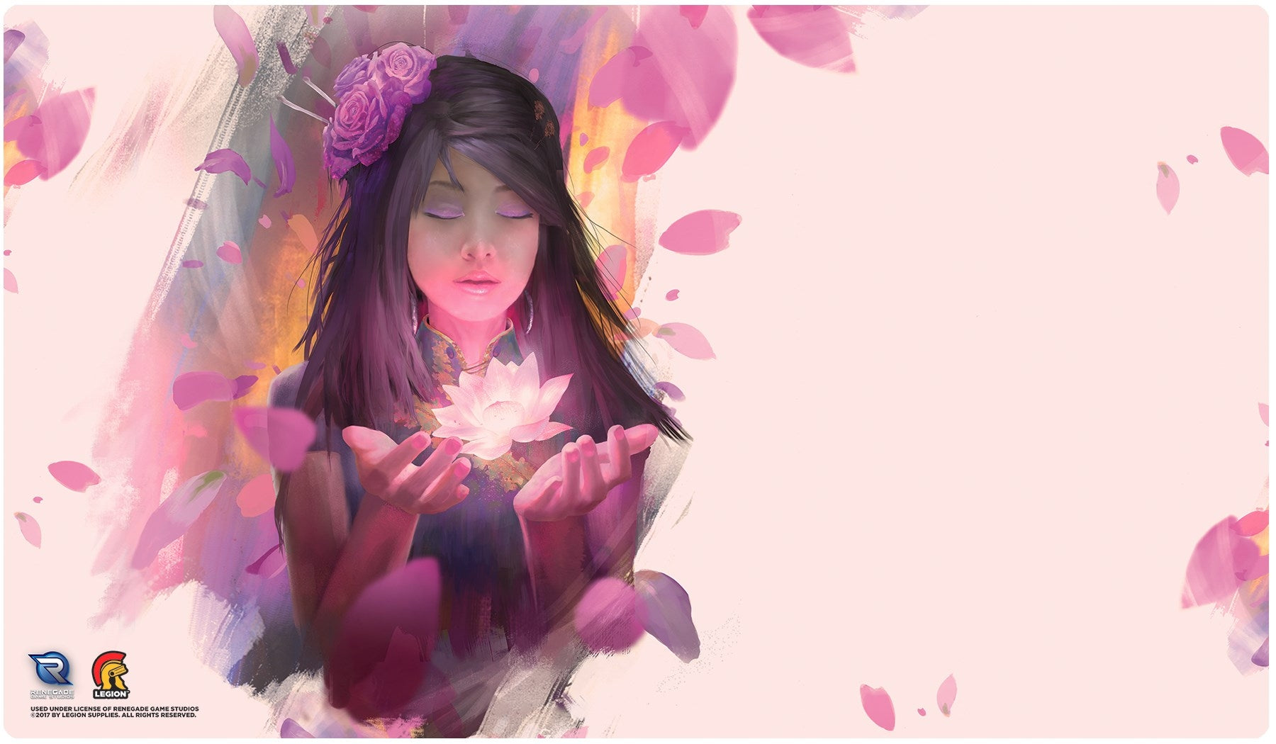 Rubber Playmat - Lotus - Playmats Sealed