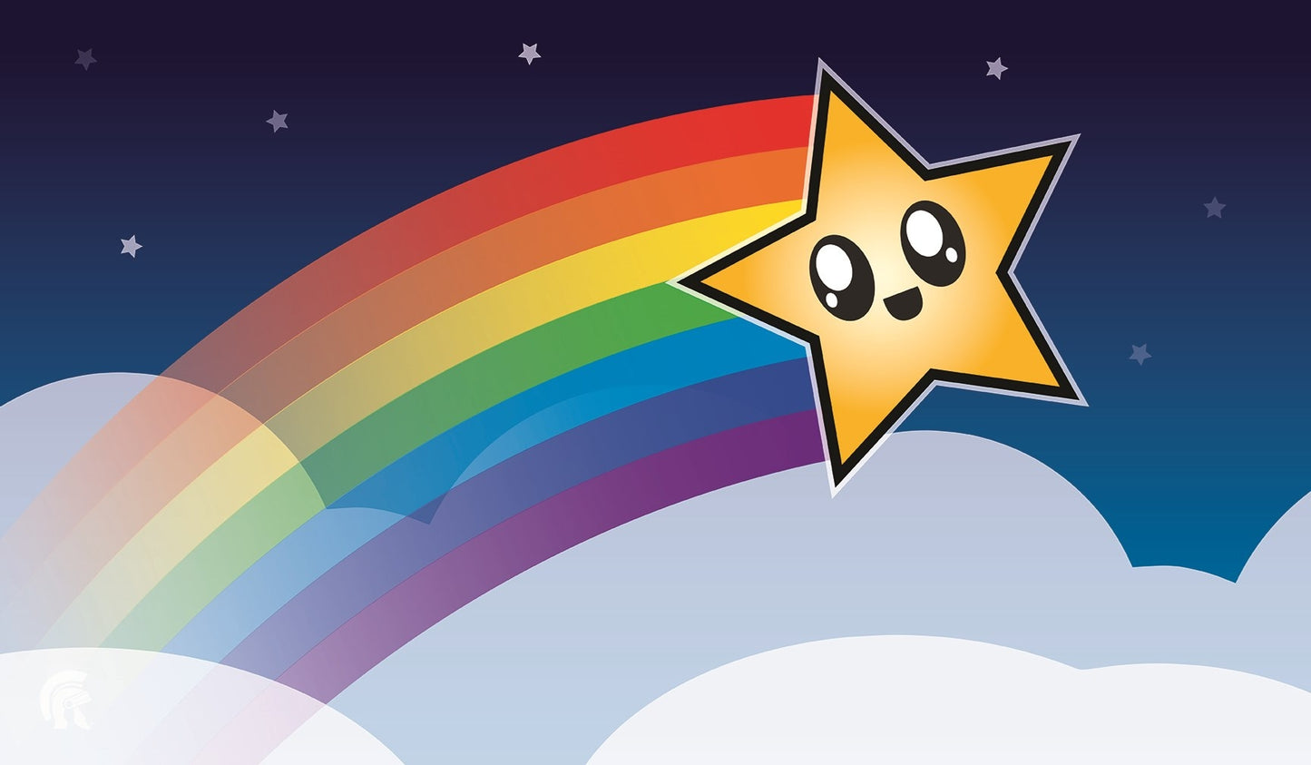 Rubber Playmat - Rainbow Star - Playmats Sealed