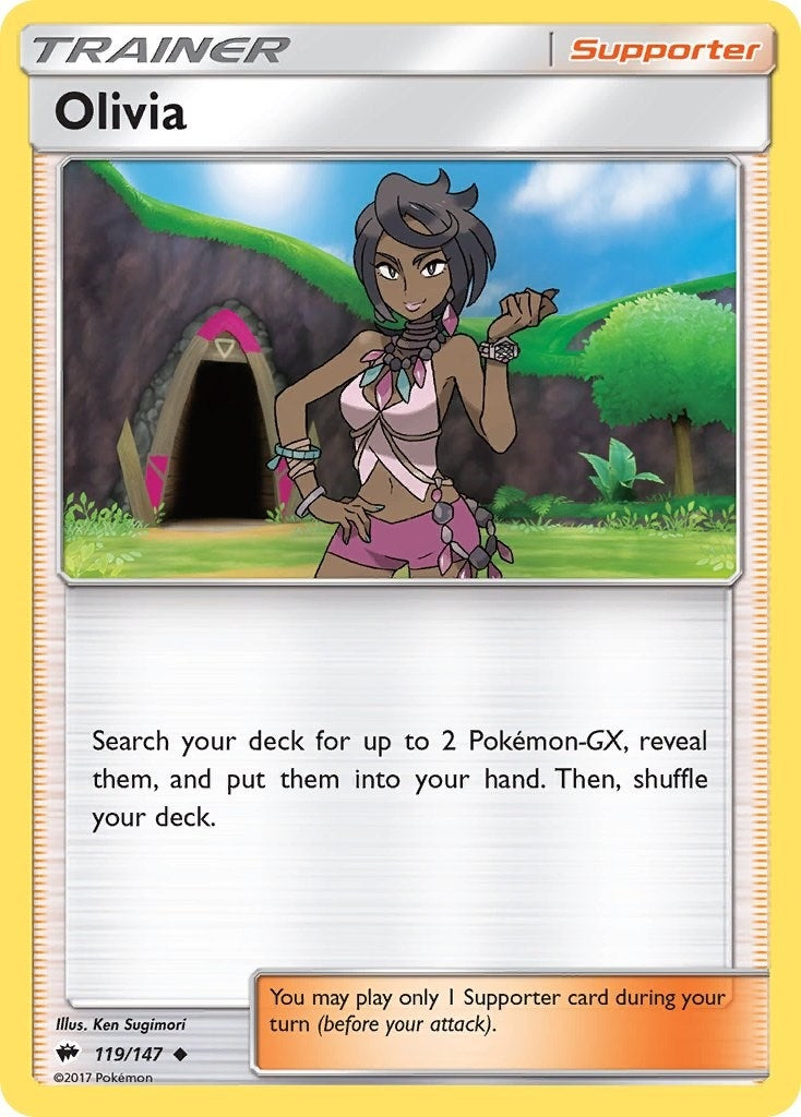 Image for Olivia (119/147) (SM - Burning Shadows) - Pokemon