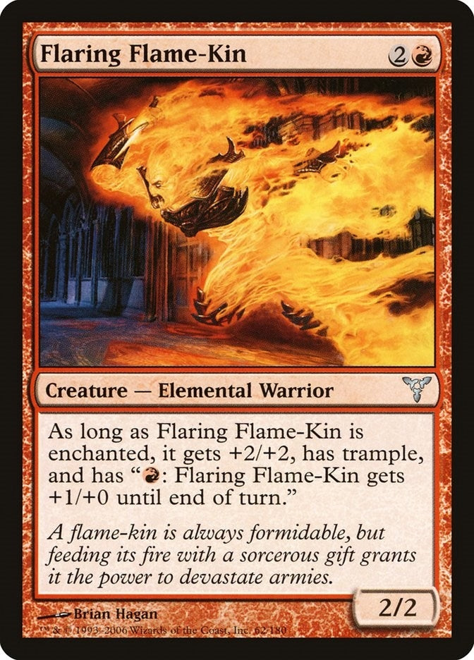 Flaring Flame-Kin (62) [DIS] - MTG Single