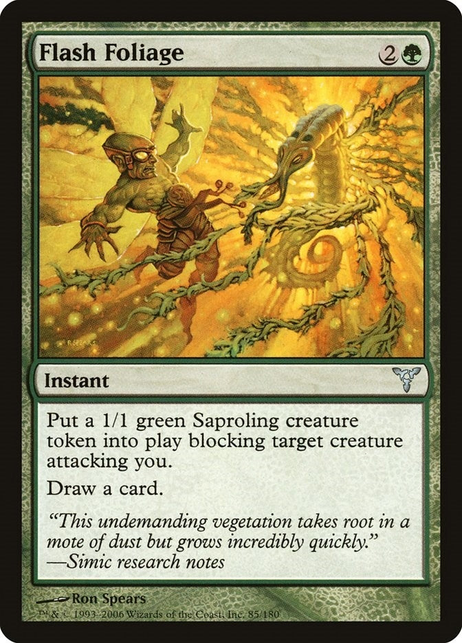 Flash Foliage (85) [DIS] - MTG Single