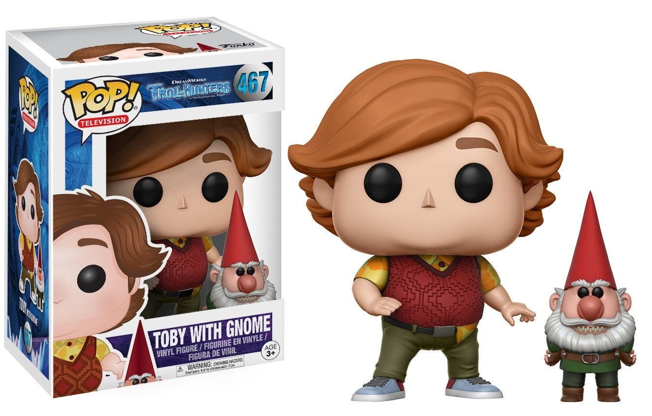 TrollHunters: Toby with Gnome (Funko/Target Exclusive) (467) [POP!] - Funko Sealed
