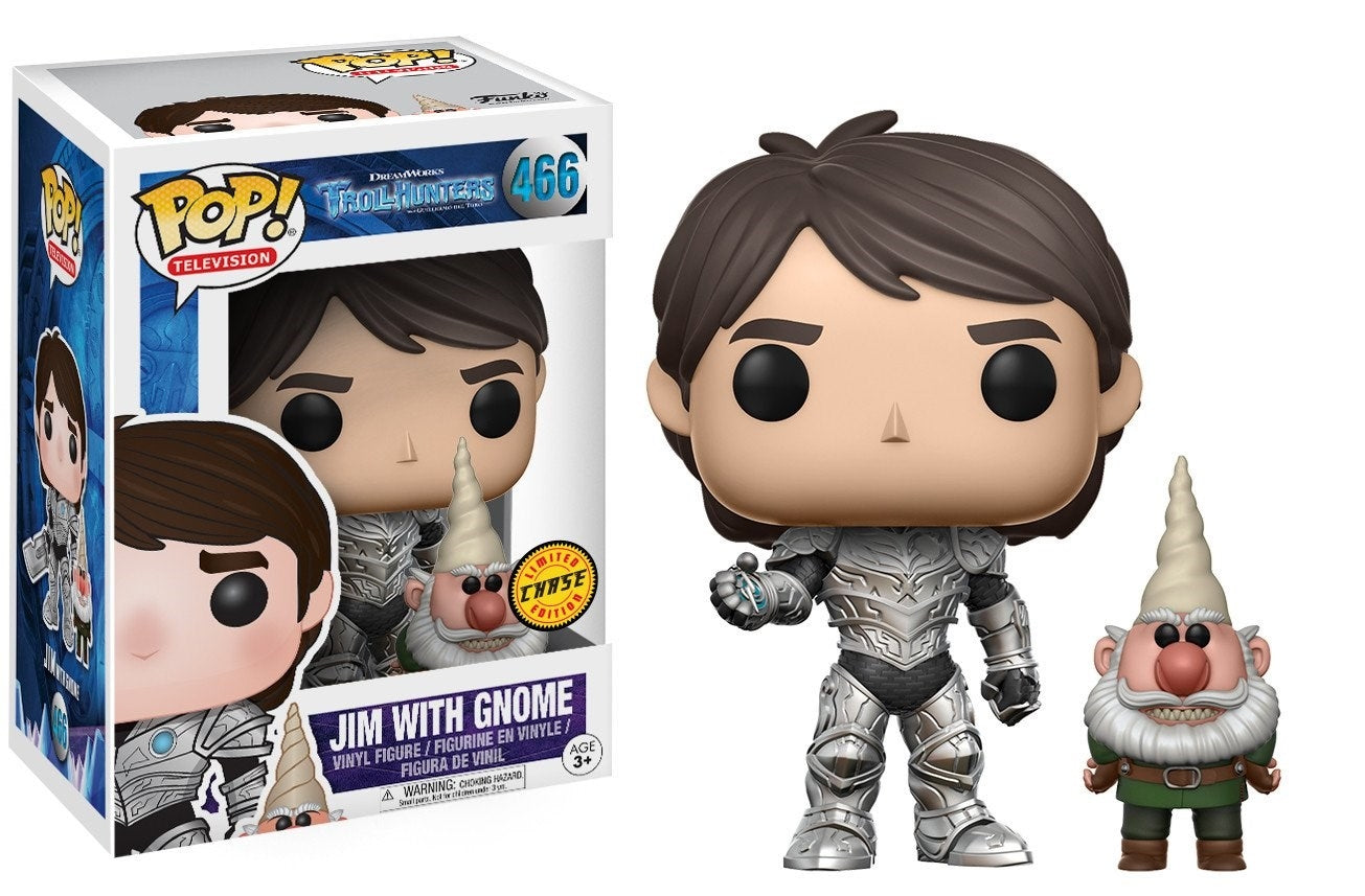 TrollHunters: Jim with Gnome (Amulet) (Limited Edition Chase) (Funko/Target Exclusive) (466) [POP!] - Funko Sealed