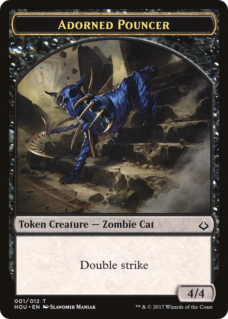 Adorned Pouncer // Horse Double-Sided Token (0) [HOU] - MTG Single