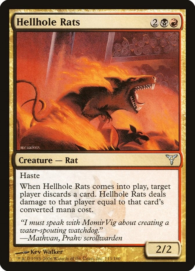 Hellhole Rats (113) [DIS] - MTG Single