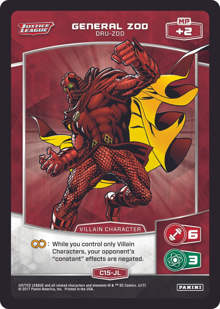 General Zod - Dru-Zod (15) [JL] - MetaX TCG Single