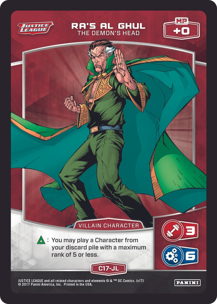 Ra’s Al Ghul - The Demon’s Head (17) [JL] - MetaX TCG Single
