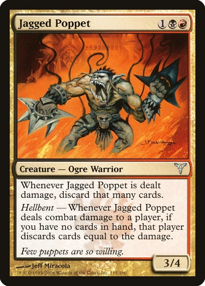 Jagged Poppet (115) [DIS] - MTG Single