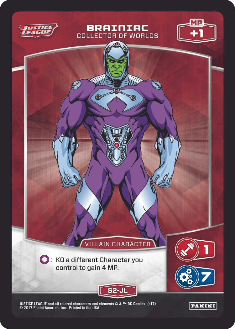 Brainiac - Collector of Worlds (S2-JL) (2) [JL] - MetaX TCG Single
