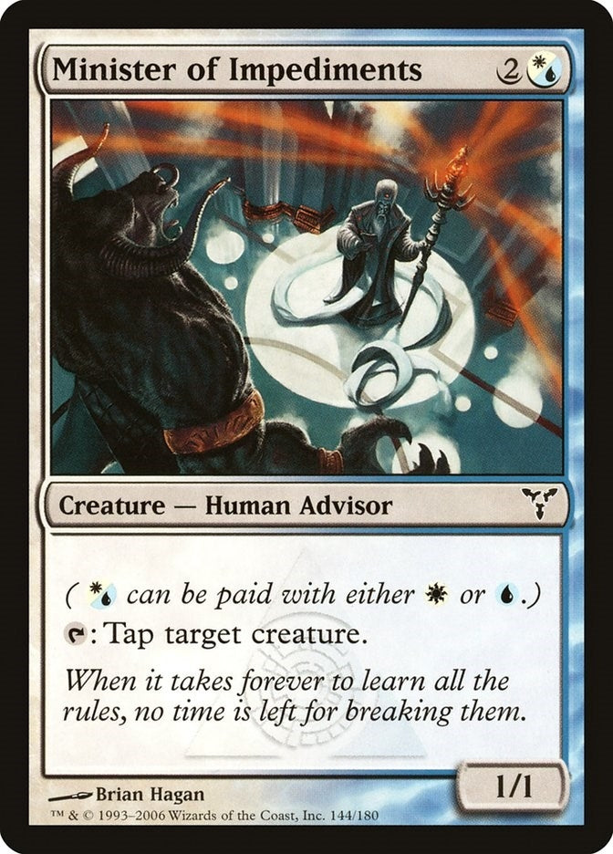Minister of Impediments (144) [DIS] - MTG Single