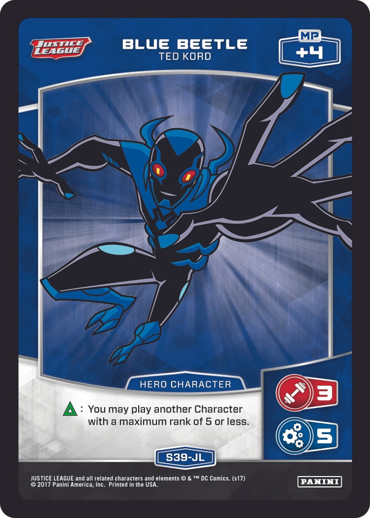Blue Beetle - Ted Kord (S39-JL) (39) [JL] - MetaX TCG Single