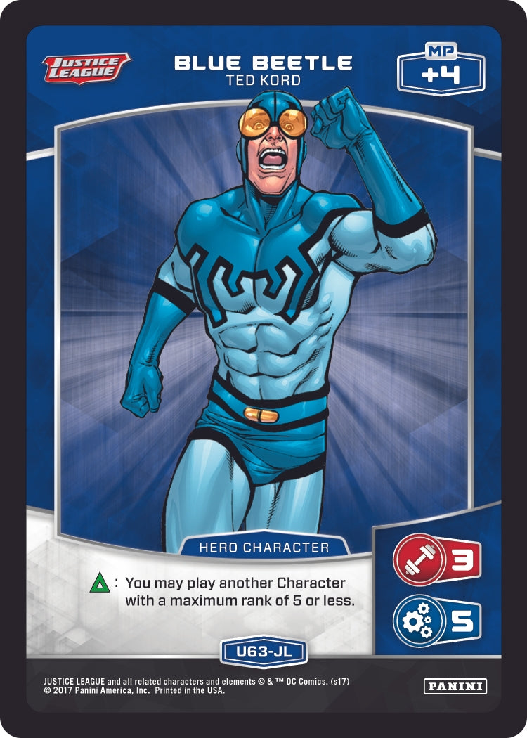 Blue Beetle - Ted Kord (U63-JL) (63) [JL] - MetaX TCG Single