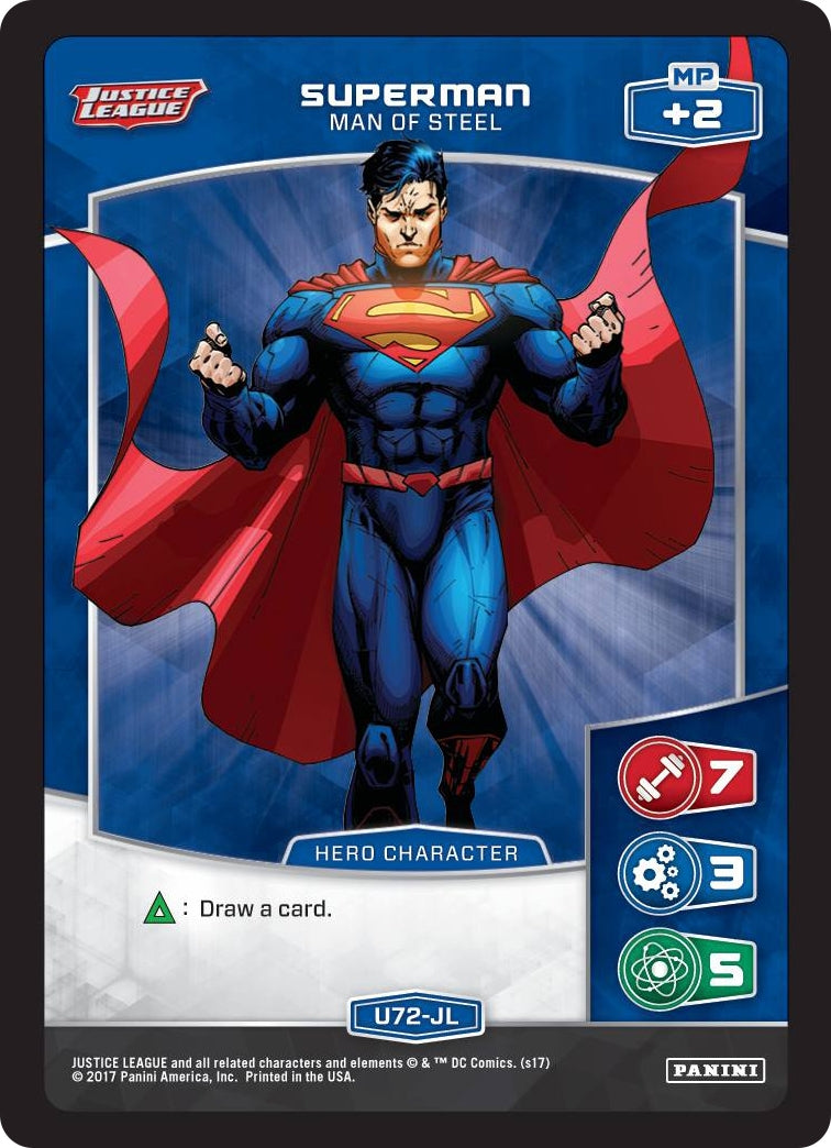 Superman - Man of Steel (U72-JL) (72) [JL] - MetaX TCG Single
