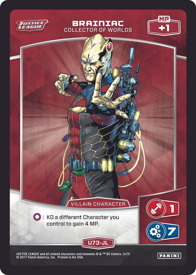 Brainiac - Collector of Worlds (U73-JL) (73) [JL] - MetaX TCG Single