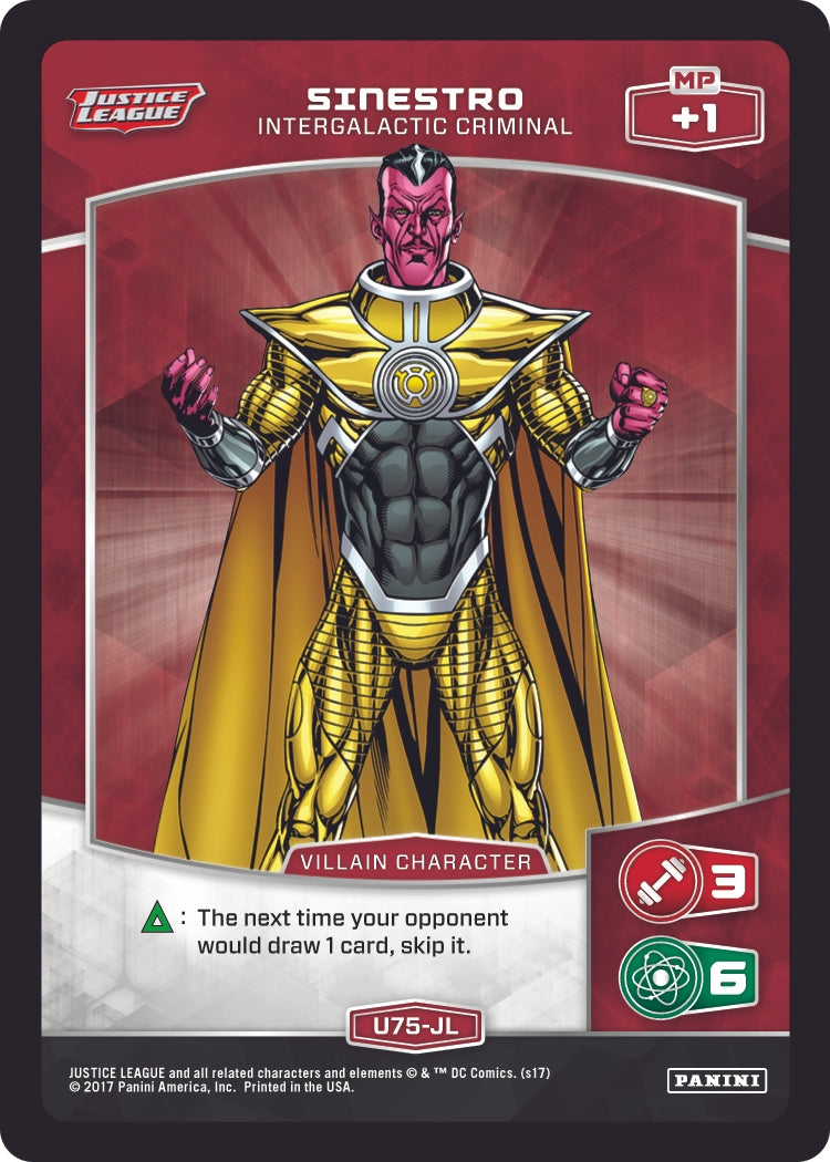 Sinestro - Intergalactic Criminal (U75-JL) (75) [JL] - MetaX TCG Single