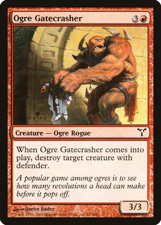 Ogre Gatecrasher (67) [DIS] - MTG Single