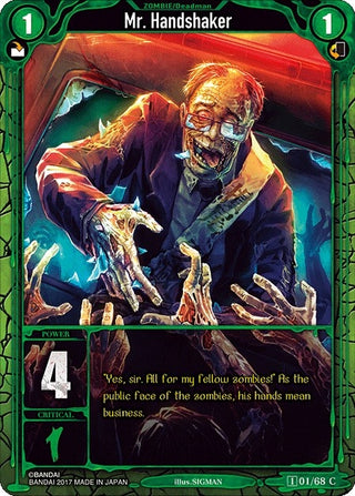Mr. Handshaker (1) [ZWO1] - Zombie World Order TCG Single