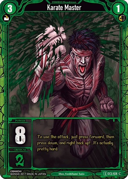 Karate Master (3) [ZWO1] - Zombie World Order TCG Single