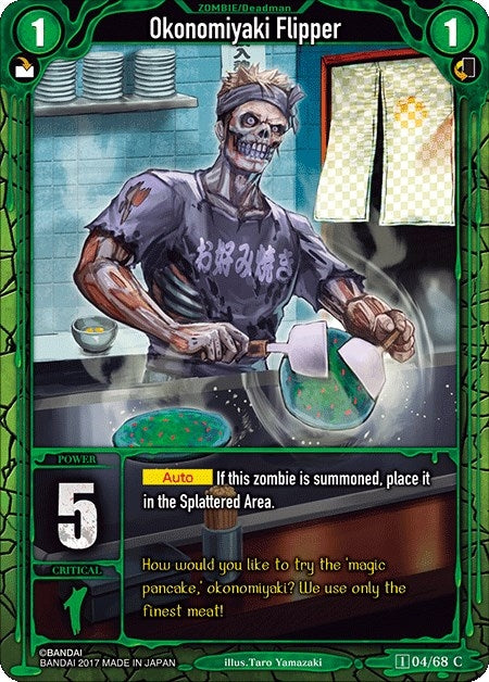 Okonomiyaki Flipper (4) [ZWO1] - Zombie World Order TCG Single
