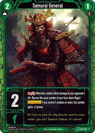 Samurai General (6) [ZWO1] - Zombie World Order TCG Single