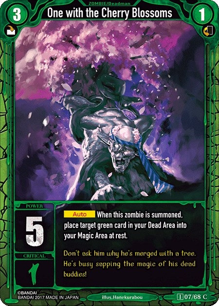 One with the Cherry Blossoms (7) [ZWO1] - Zombie World Order TCG Single
