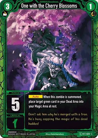 One with the Cherry Blossoms (7) [ZWO1] - Zombie World Order TCG Single
