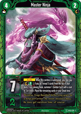 Master Ninja (8) [ZWO1] - Zombie World Order TCG Single