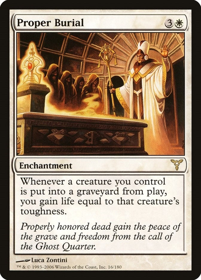 Proper Burial (16) [DIS] - MTG Single