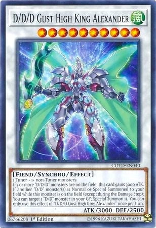 D/D/D Gust High King Alexander (40) (COTD) - YuGiOh Single