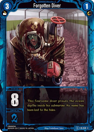 Forgotten Diver (18) [ZWO1] - Zombie World Order TCG Single