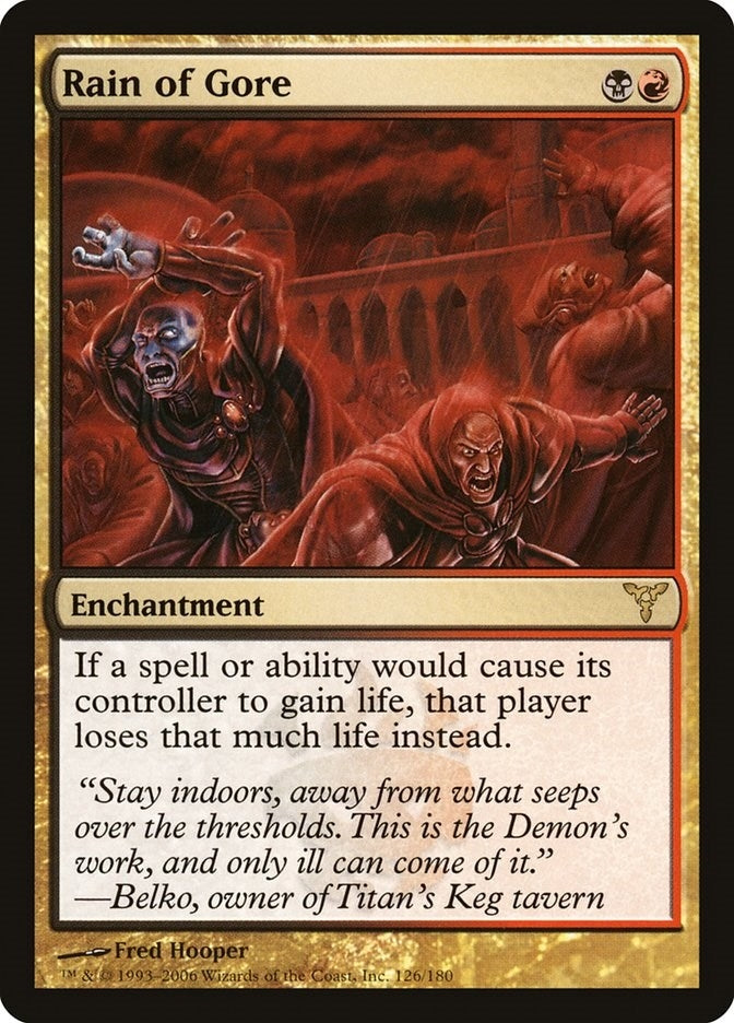Rain of Gore [DIS] - MTG Single
