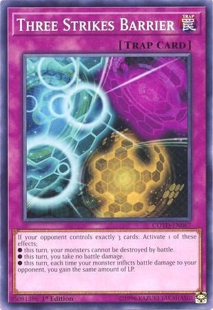 Three Strikes Barrier (67) (COTD) - YuGiOh Single