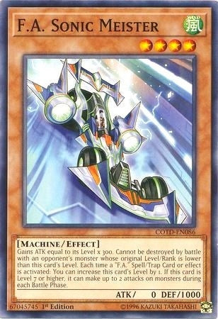 F.A. Sonic Meister (86) (COTD) - YuGiOh Single