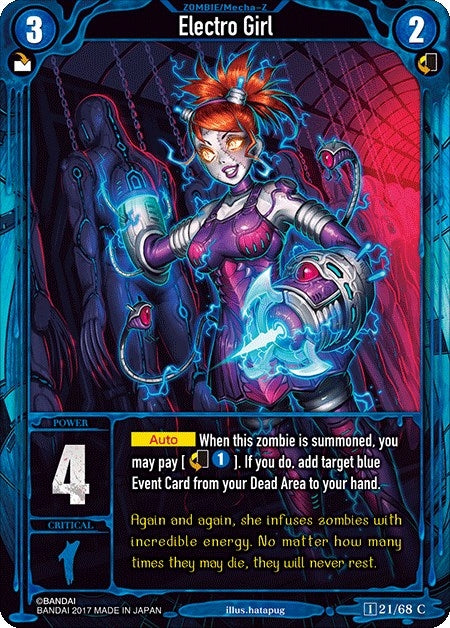 Electro Girl (21) [ZWO1] - Zombie World Order TCG Single
