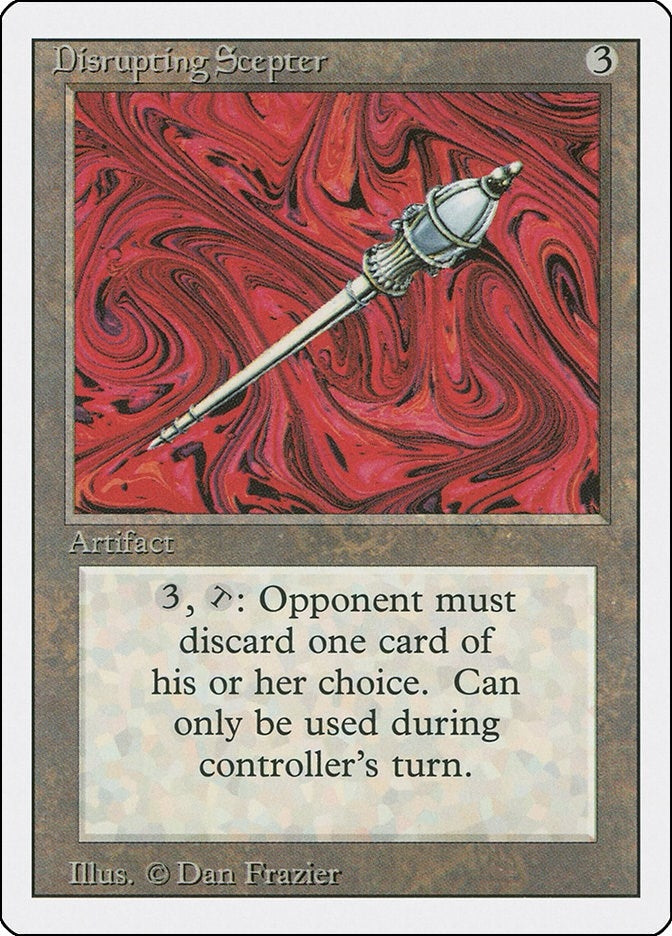 Disrupting Scepter [3ED] - MTG Single