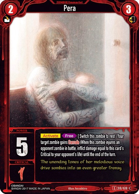Pera (38) [ZWO1] - Zombie World Order TCG Single