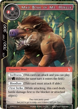 Mad Boar of Mt. Hoelle (2011) [RCSD] - Force of Will Single