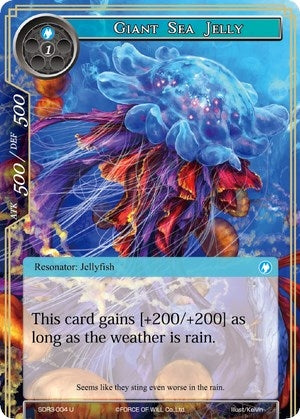 Giant Sea Jelly (3004) [RCSD] - Force of Will Single