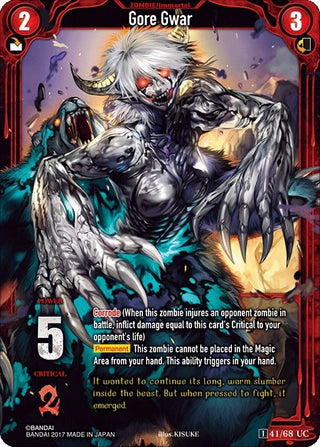 Gore Gwar (41) [ZWO1] - Zombie World Order TCG Single