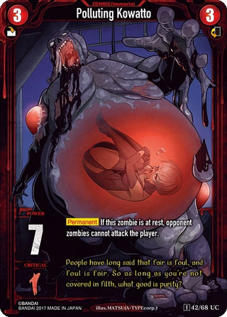 Polluting Kowatto (42) [ZWO1] - Zombie World Order TCG Single