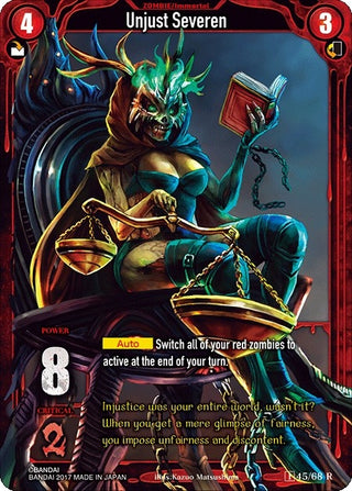 Unjust Severen (Foil) (45) [ZWO1] - Zombie World Order TCG Single