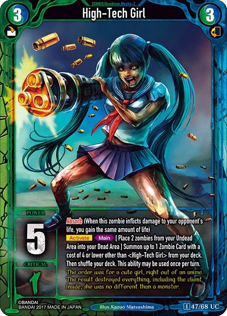 High-Tech Girl (47) [ZWO1] - Zombie World Order TCG Single